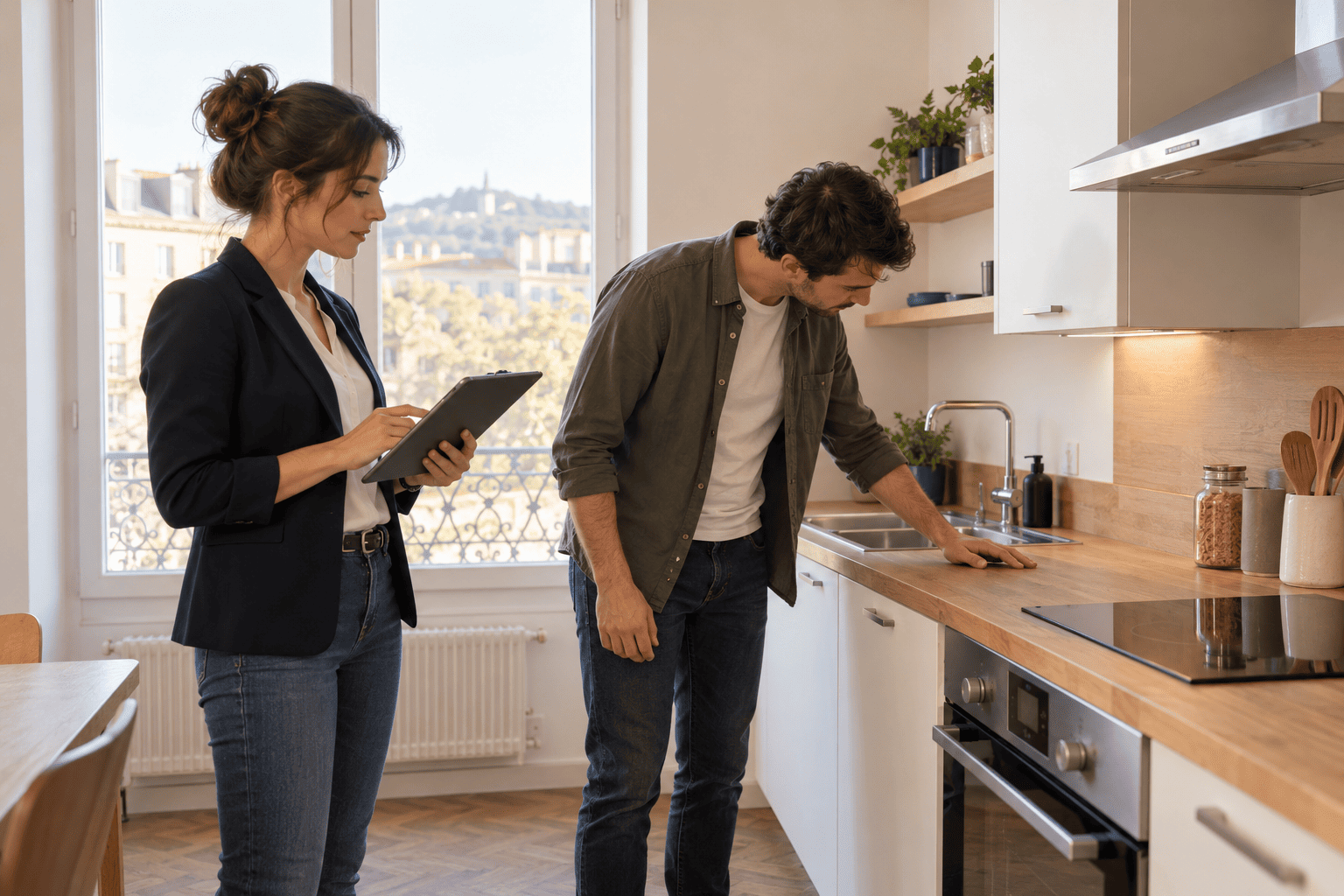 État des lieux avec un gestionnaire locatif à Lyon